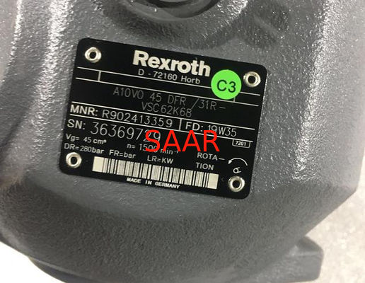 مضخة متغيرة ذات مكبس محوري Rexroth R902413359 A10VO45DFR / 31R-VSC62K68 AA10VO45DFR / 31R-VSC62K68