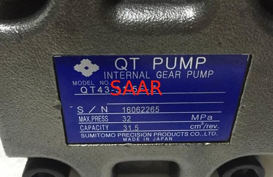 مضخة تروس داخلية هيدروليكية متوسطة الضغط QT52-63L-A سلسلة Sumitomo QT منخفضة الضوضاء