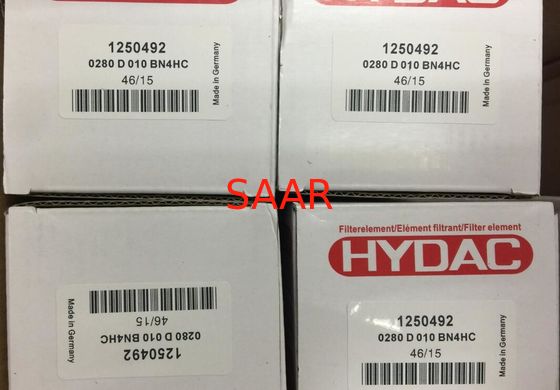 1251451، 0240D003ON/-V تعويض عنصر فلتر الضغط Hydac 0240D 0260D 0280D سلسلة ISO المعتمدة