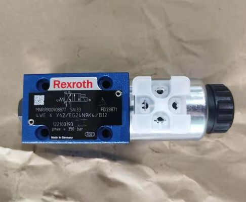 Rexroth R900908877 4WE6Y6X / EG24N9K4 / B12 4WE6Y62 / EG24N9K4 / B12 صمام اتجاهي بملف لولبي