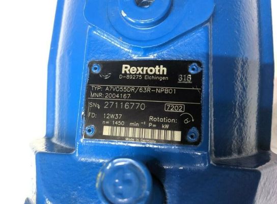 R902004167 A7VO55DR / 63R-NPB01 ريكسروث مكبس محوري مضخة متغيرة نوع A7VO55DR