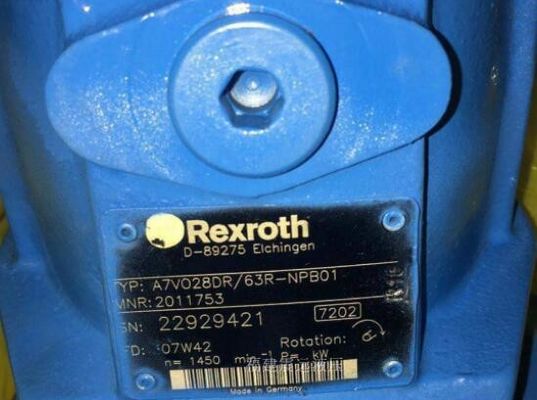 R902223310 A7VO28DR / 63R-NPB01 ريكسروث مكبس محوري مضخة متغيرة نوع A7VO28DR