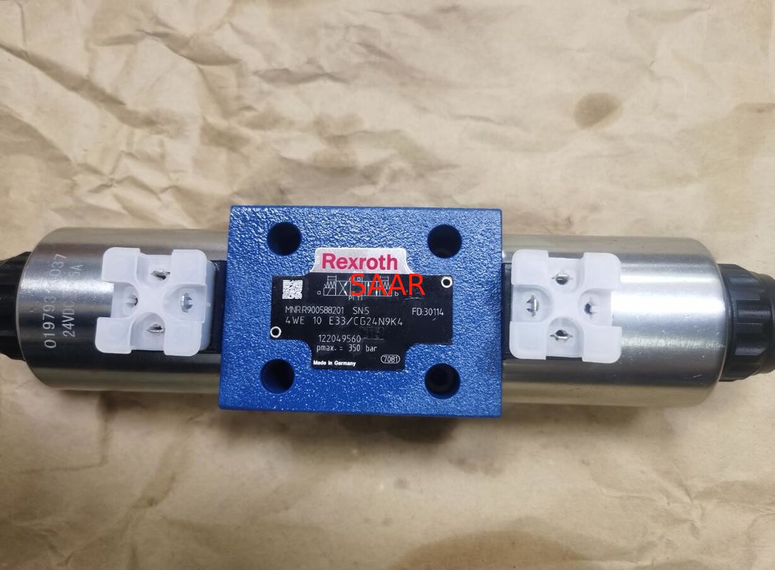 ريكسروث R900588201 4WE10E3X/CG24N9K4 4WE10E33/CG24N9K4 صمامات المكالمة الاتجاهية التي تعمل بشكل مباشر مع محرك الكهرباء