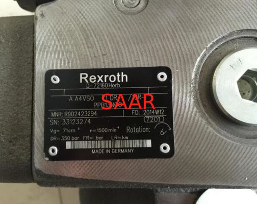 مضخة متغيرة ذات مكبس محوري Rexroth R902423294 A4VSO71DR / 10R-PPB13N00 AA4VSO71DR / 10R-PPB13N00