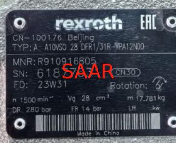 ريكسروث R910916805، A10VSO28DFR1/31R-VPA12N00 مضخة البستون المتغير المحوري من سلسلة A10VSO