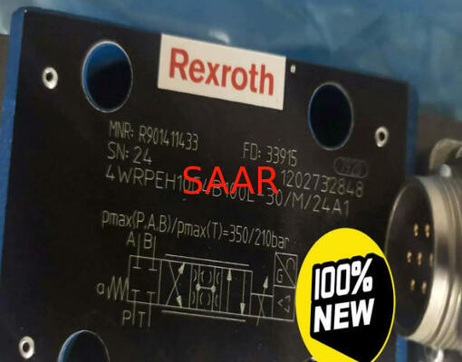 R901411433، 4WRPEH10C4B100L-3X/M/24A1 صمام نسبي من سلسلة Rexroth 4WRPEH-3X